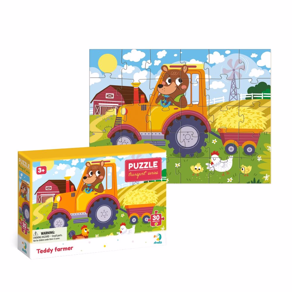 Laste pusle "Teddy Farmer" 30tk